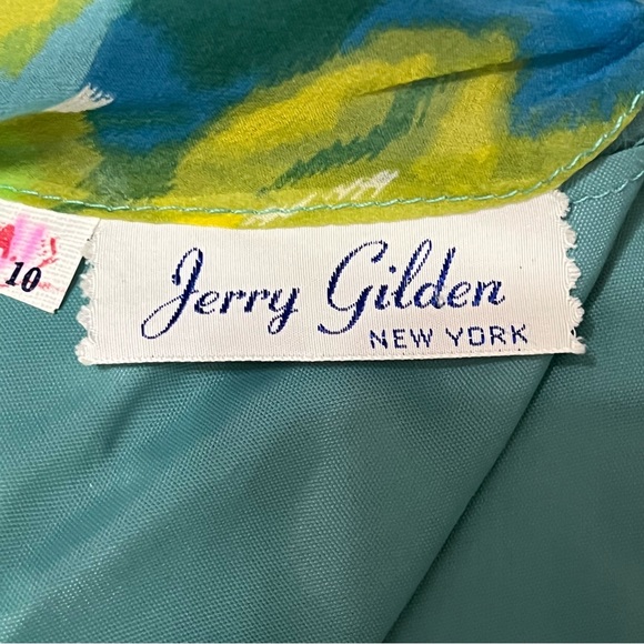 Vintage Jerry Gilden New York Chiffon Floral Dress - Picture 10 of 11